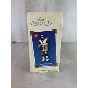 2002 Kurt Warner Hallmark NFL Keepsake Christmas Ornament NEW IN BOX